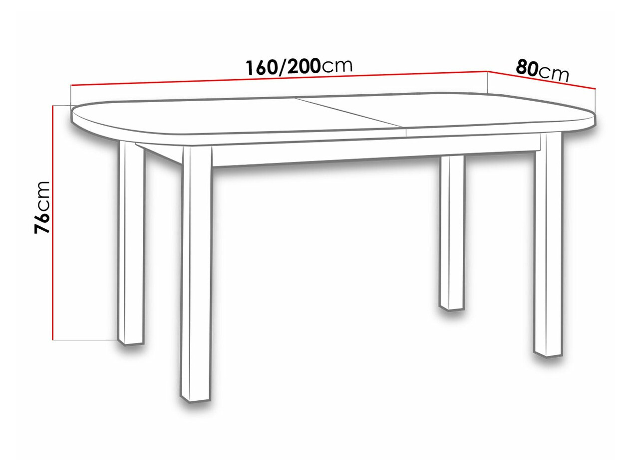 Asztal Victorville 121 (Dió)