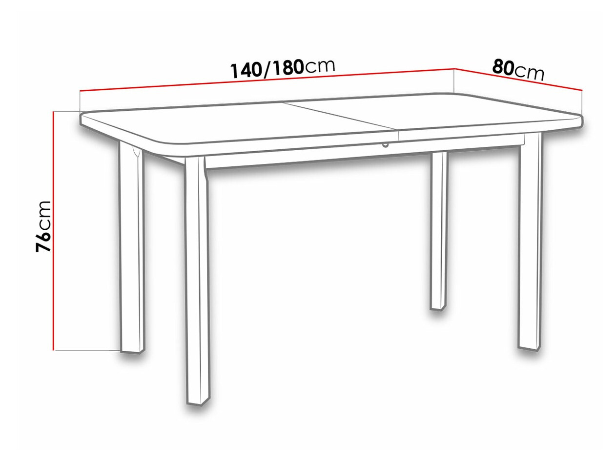 Asztal Victorville 133 (Fehér)