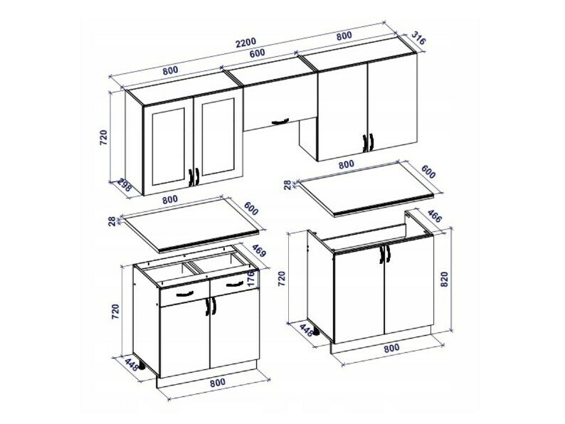 Konyhabútor Houston Lumen I