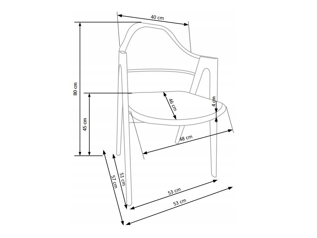 Szék Houston 1434 (Krém)