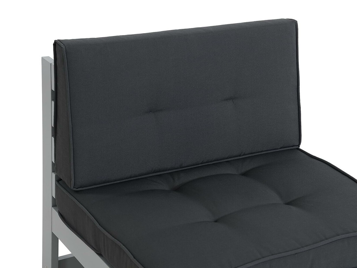 Kerti fotel Riverton 758 (Fekete + Szürke)