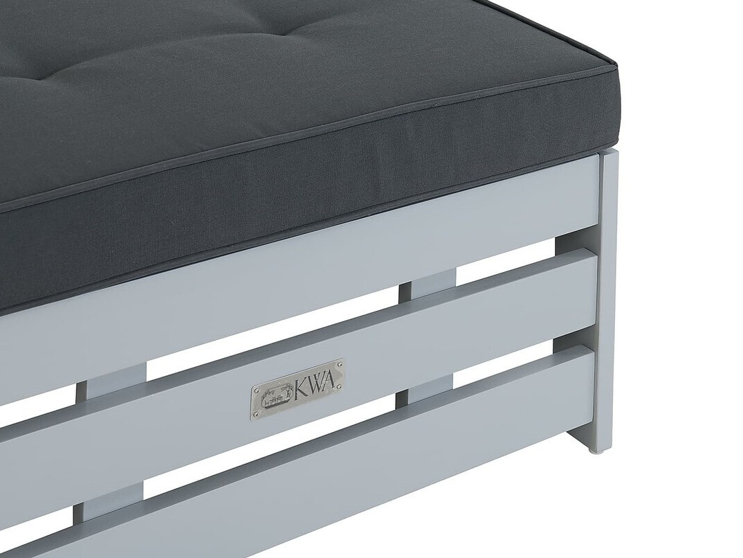 Kerti puff Riverton 761 (Fekete + Szürke)