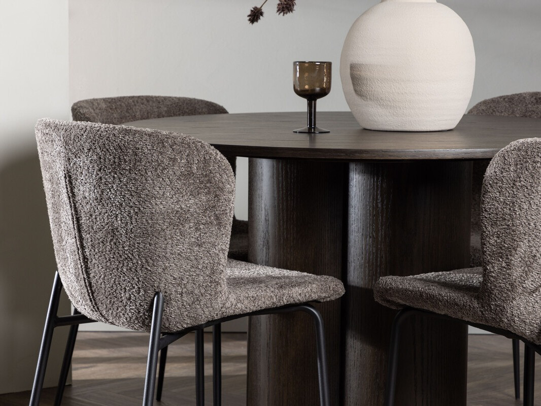 Étkezőgarnitúra Dallas 3989 (Barna + Fekete)