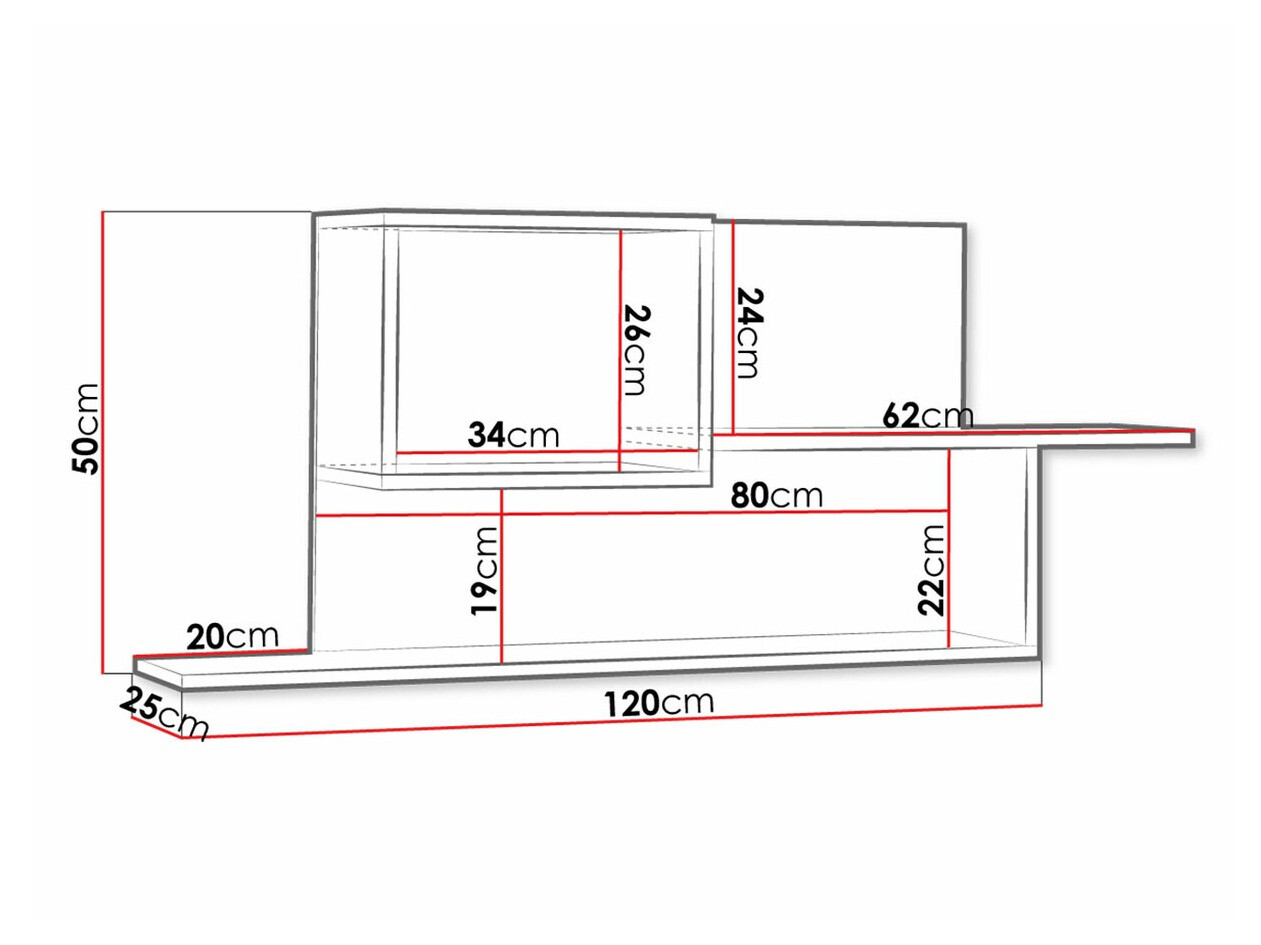 Fali polc Domvera 111