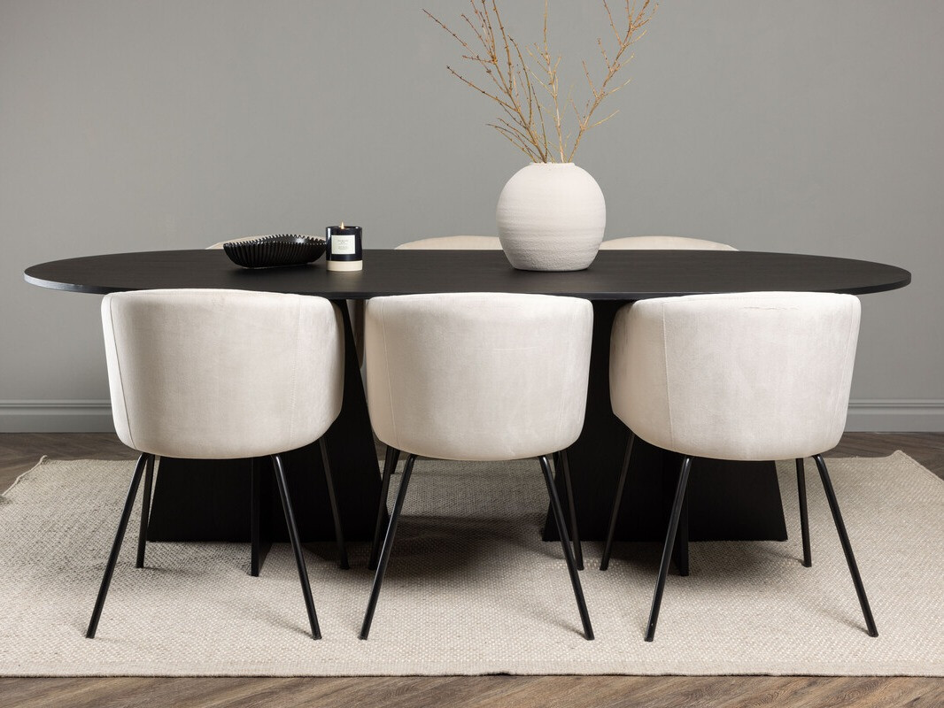 Étkezőgarnitúra Dallas 4019 (Krém)