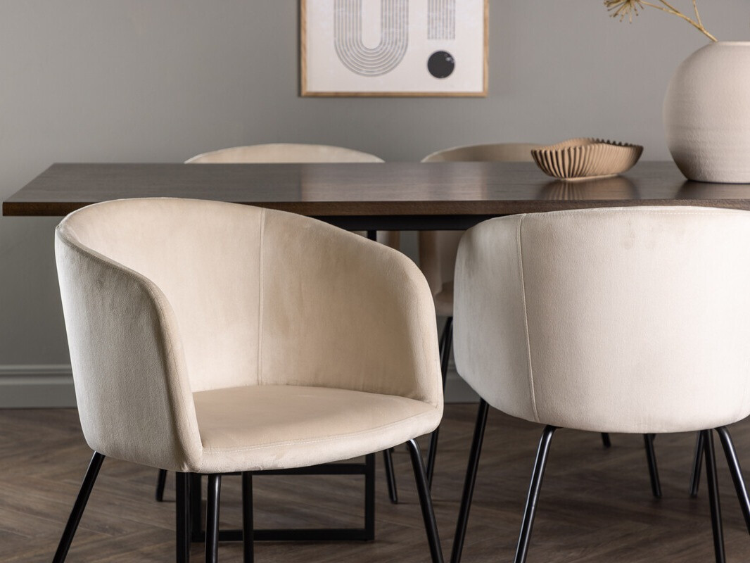 Étkezőgarnitúra Dallas 4041 (Barna + Fekete)