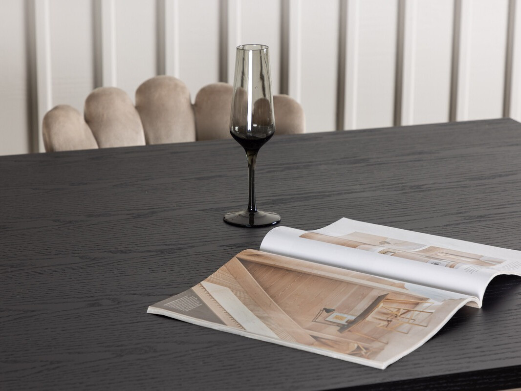 Étkezőgarnitúra Dallas 4042 (Fekete)