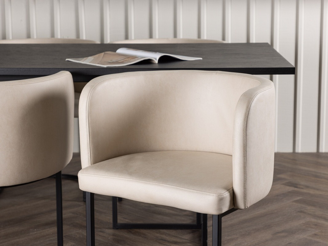 Étkezőgarnitúra Dallas 4043 (Fekete)