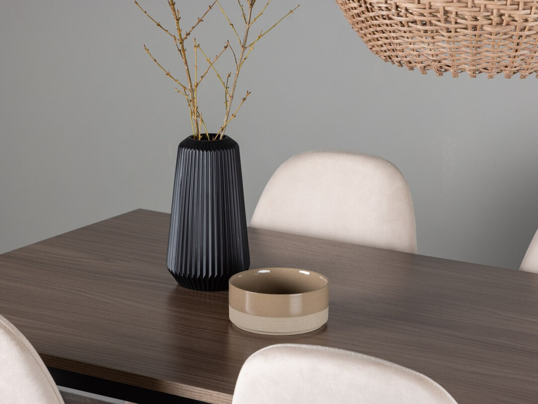 Étkezőgarnitúra Dallas 4046 (Bézs + Fekete)