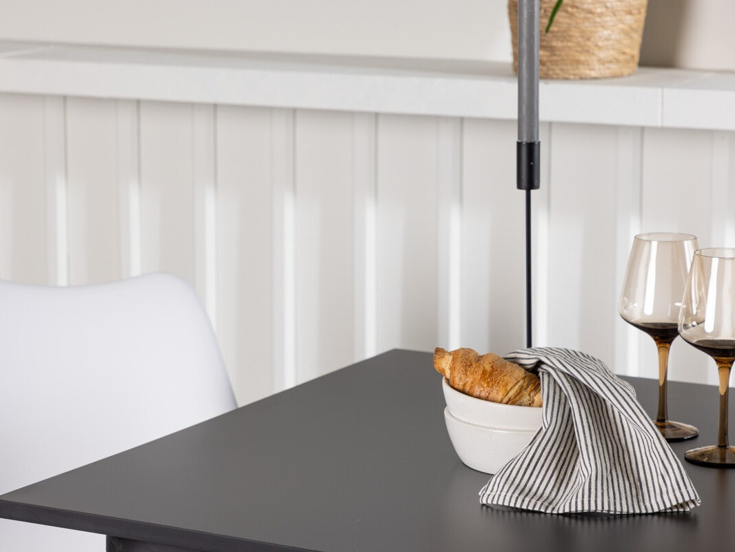 Étkezőgarnitúra Dallas 4050 (Fehér + Világos fa)