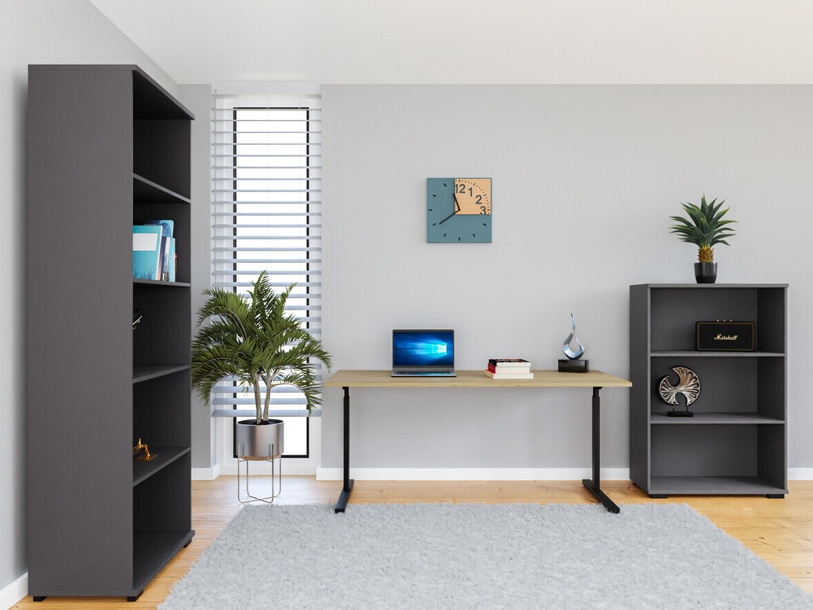 Otthoni iroda készlet Lartesi 113 (Grafit + Grandson tölgy)