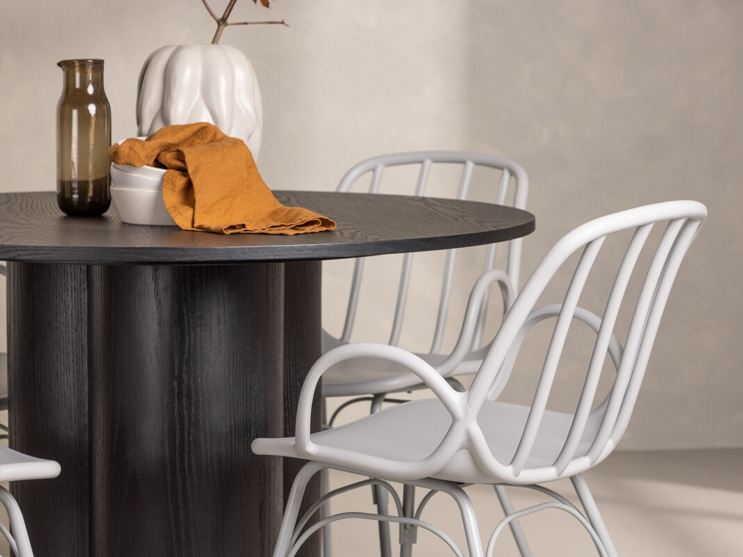 Étkezőgarnitúra Dallas 4077 (Világosszürke)