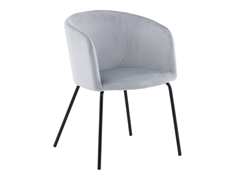 Étkezőgarnitúra Dallas 2569 (Világosszürke + Fekete)