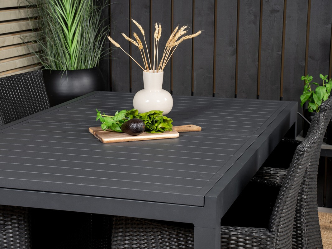 Kerti asztal Dallas 2813 (Fekete)