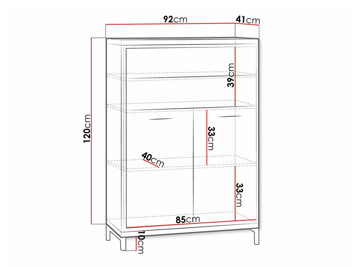 Komód Etrmoni 103 (Világos fa)