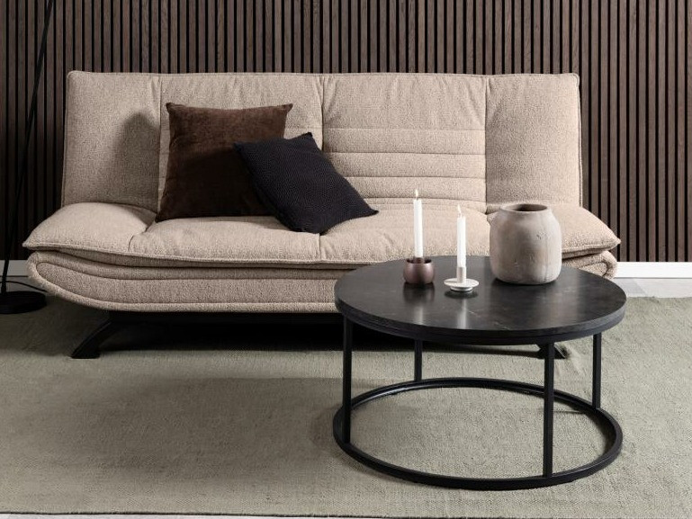 Dohányzóasztal Norsica 692 (Fekete + Fekete márvány)