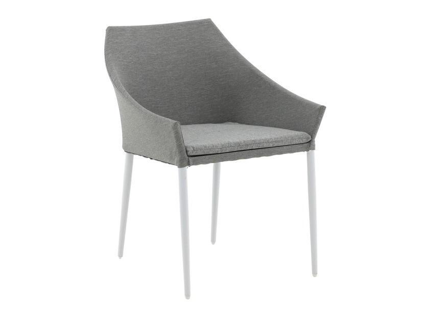 Asztal és szék garnitúra Dallas 4089 (Szürke + Fehér)