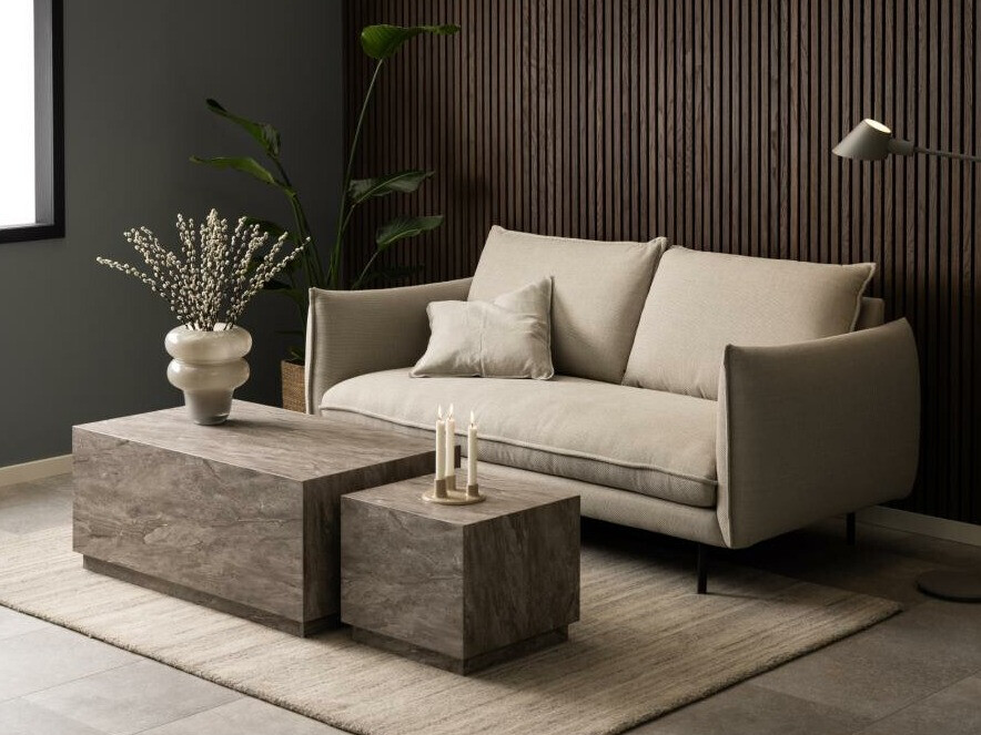 Dohányzóasztal szett Norsica 894 (Szürke márvány)