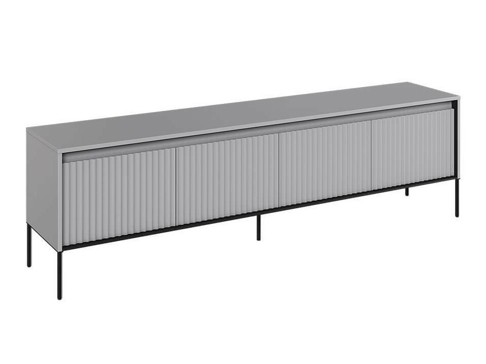 TV-állvány Fernolu 105 (Szürke + Fekete)