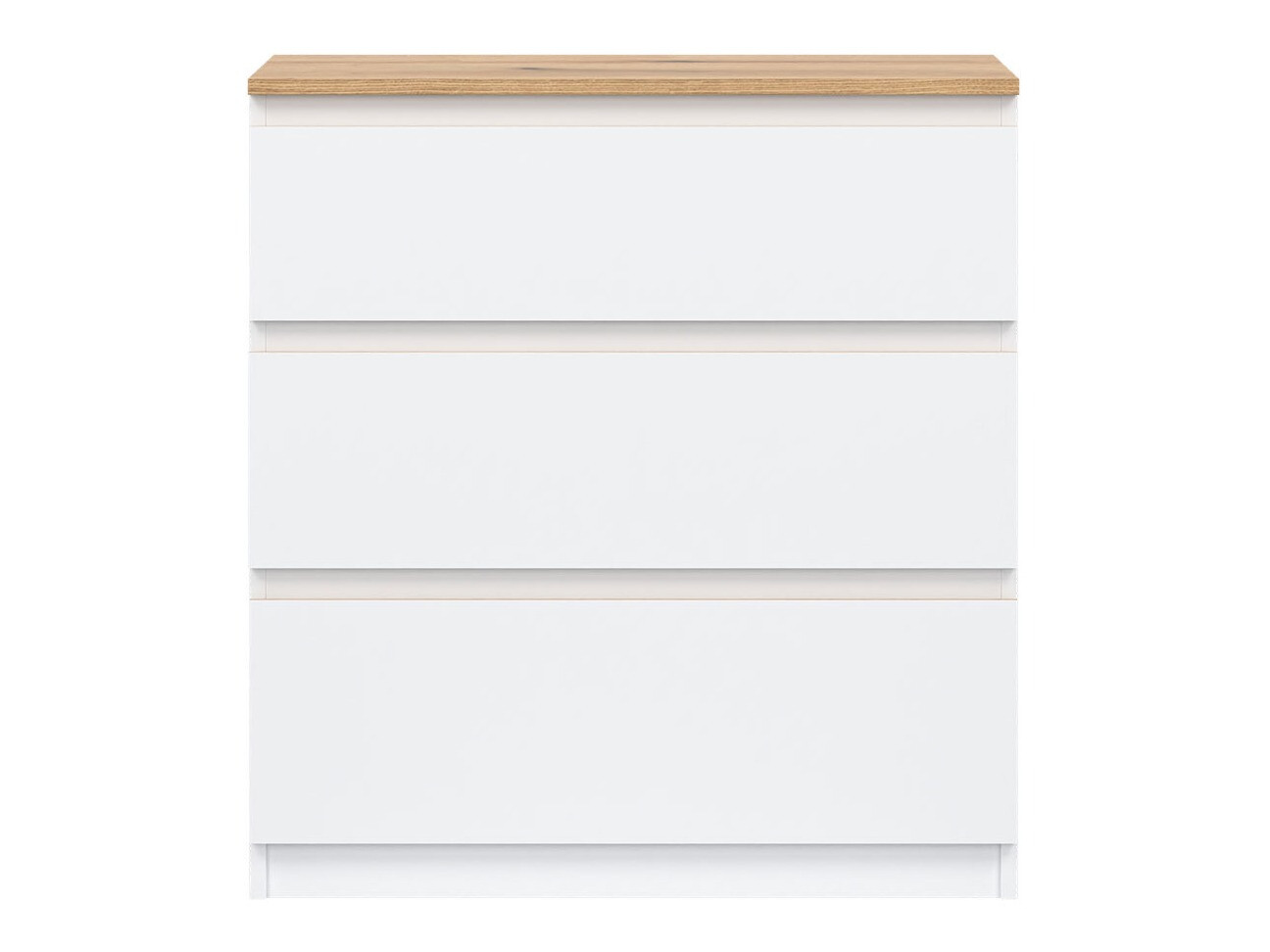 Komód Catelbi 101 (Fehér + Tölgy)