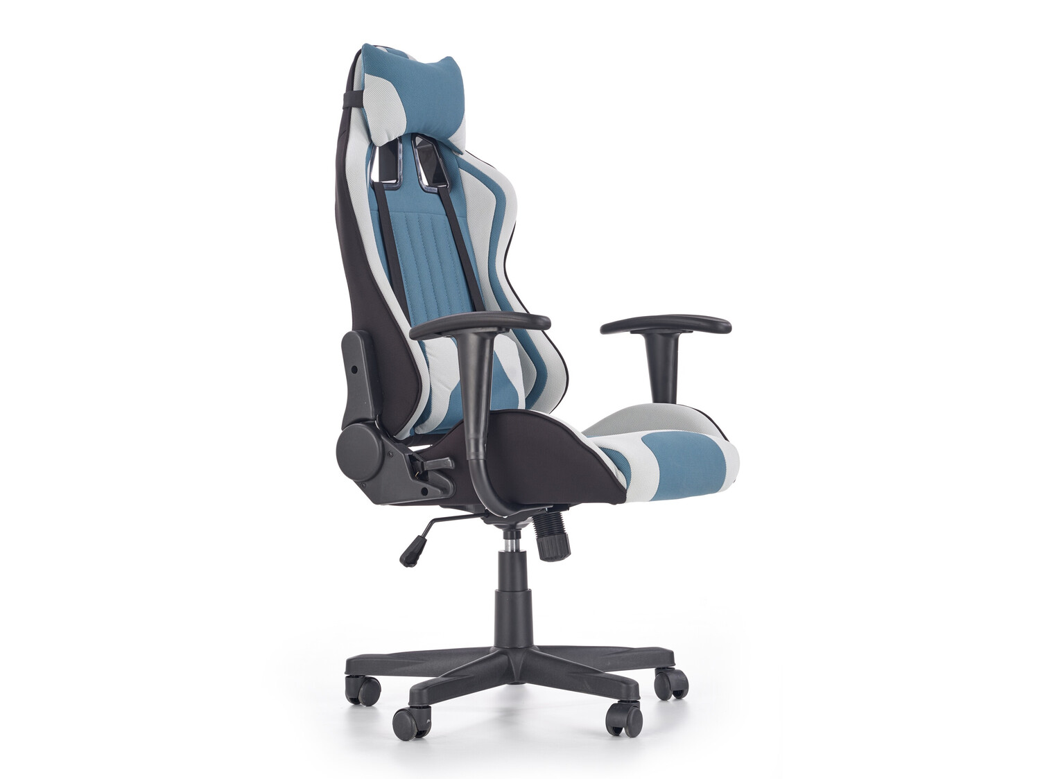 Gamer szék Houston 1489 (Világosszürke + Türkiz)