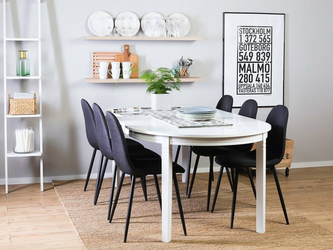 Étkezőgarnitúra Scandinavian Choice 897 (Fekete)