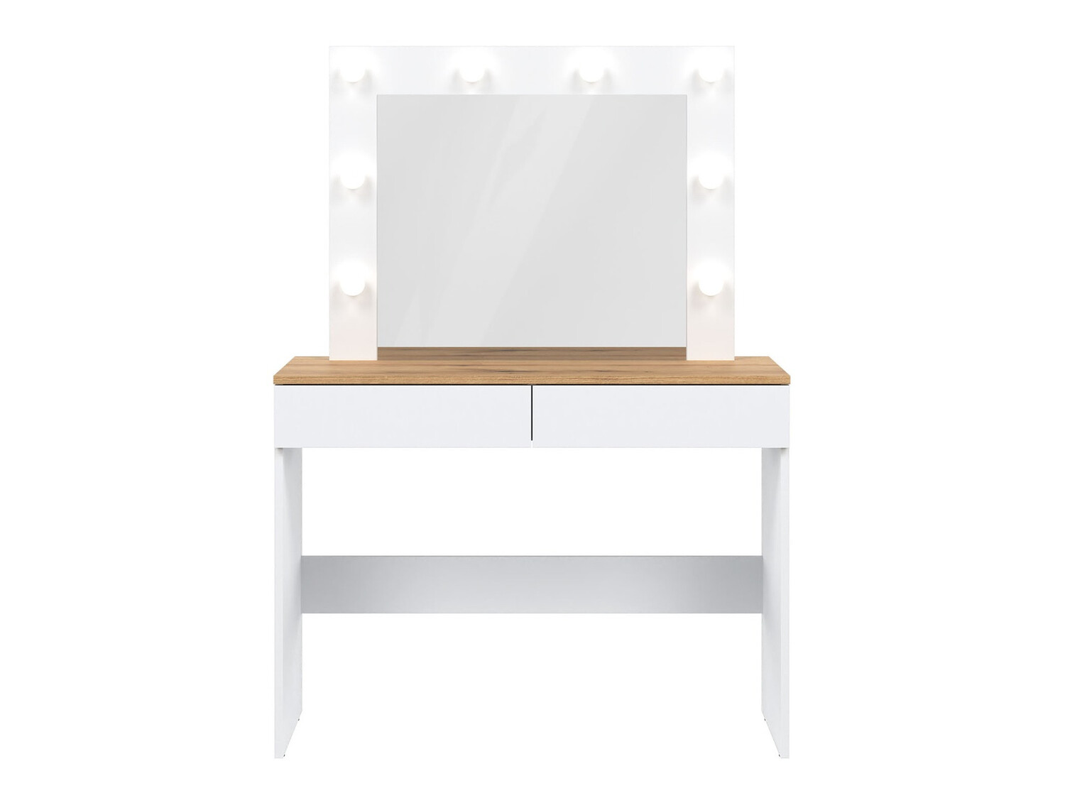 Fésülködő asztal Catelbi 113 (Fehér + Tölgy)