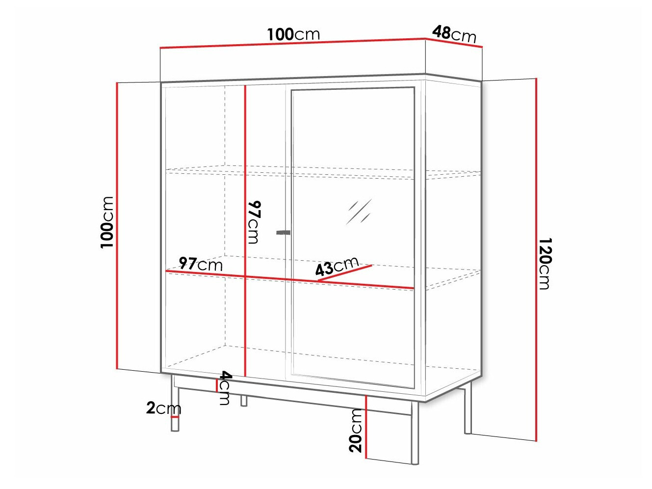 Könyvespolc Comfivo 419