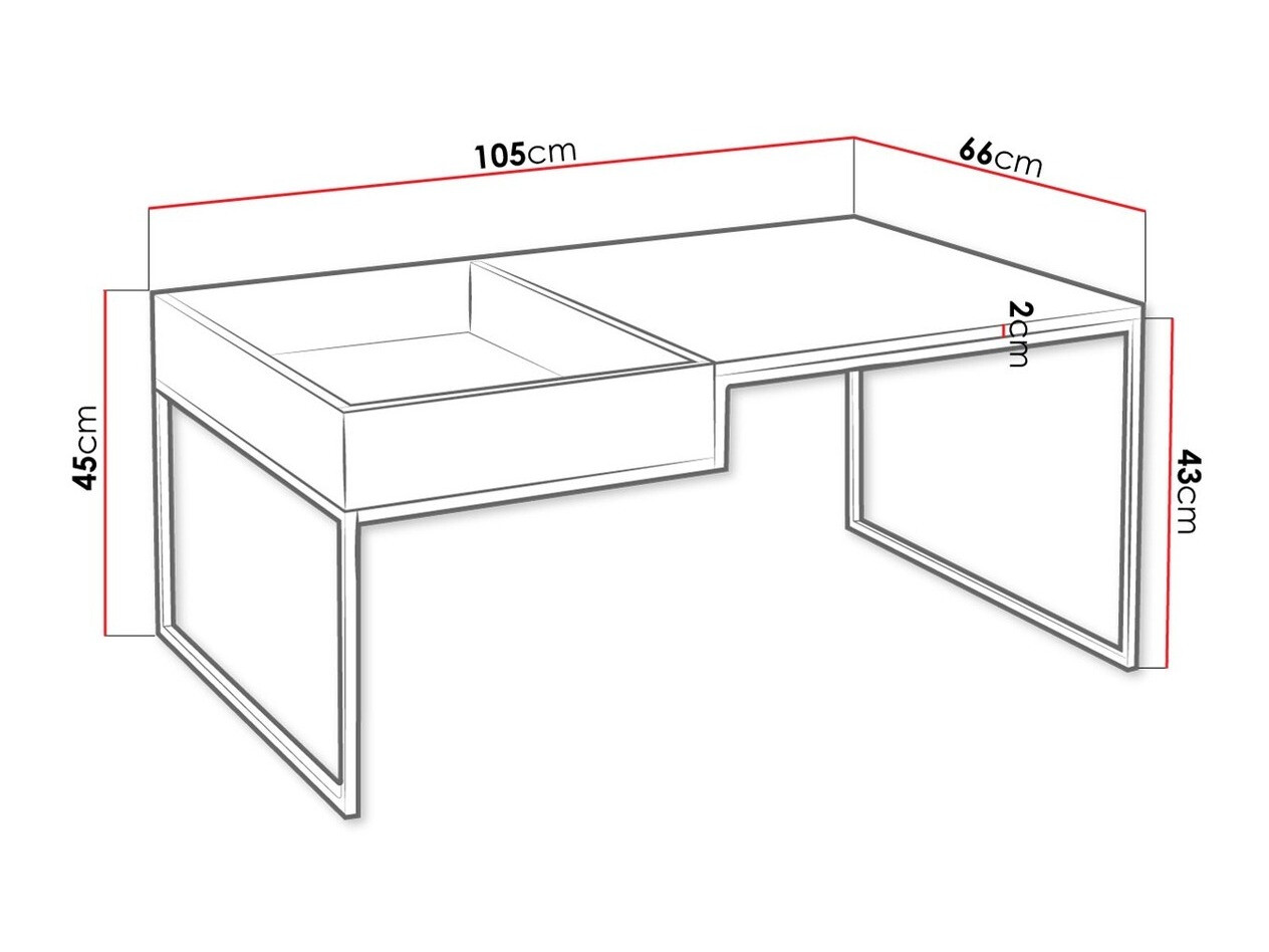Dohányzóasztal Pluvar