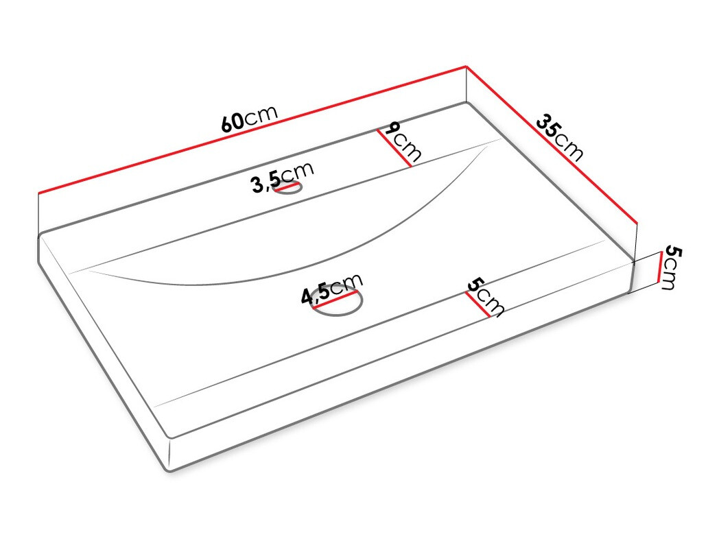 Fürdőszoba garnitúra Comfivo Livciro 101 (Fehér)