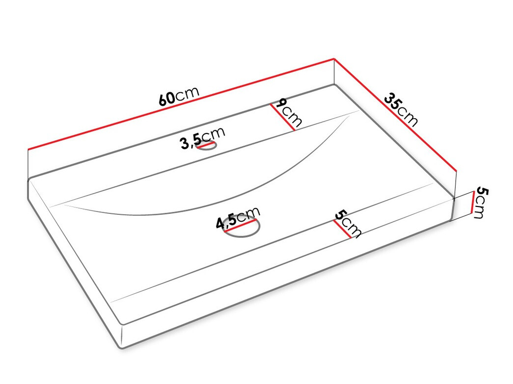 Fürdőszobai garnitúra Comfivo Delphinus VI (Fehér)