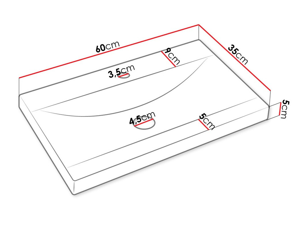 Fürdőszobai garnitúra Comfivo Livciro 104 (Fehér)