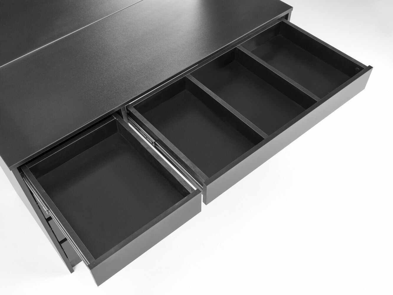 Fésülködő asztal Houston Gaudium I (Fekete)