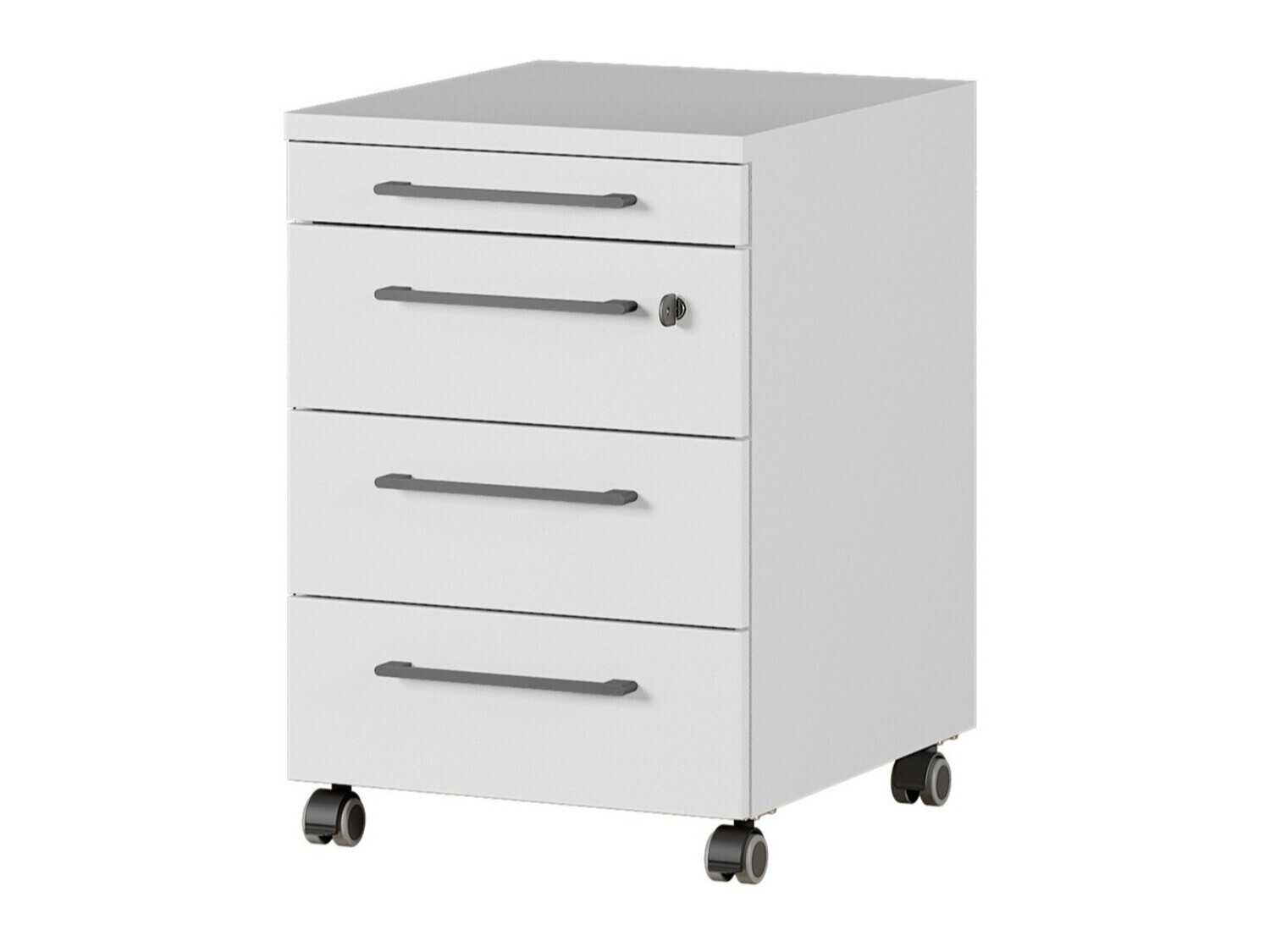 Görgős konténer Eliromo 107 (Világosszürke)