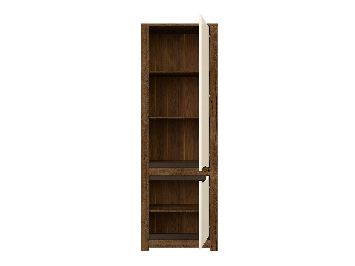 Könyvespolc Ophevaru 106 (Fényes krém + April tölgy)