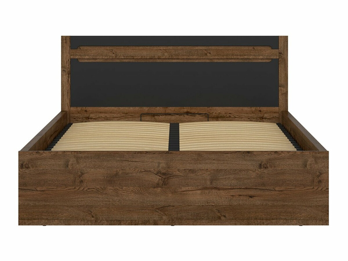 Ágy Ophevaru 116 (Matt fekete + April tölgy)