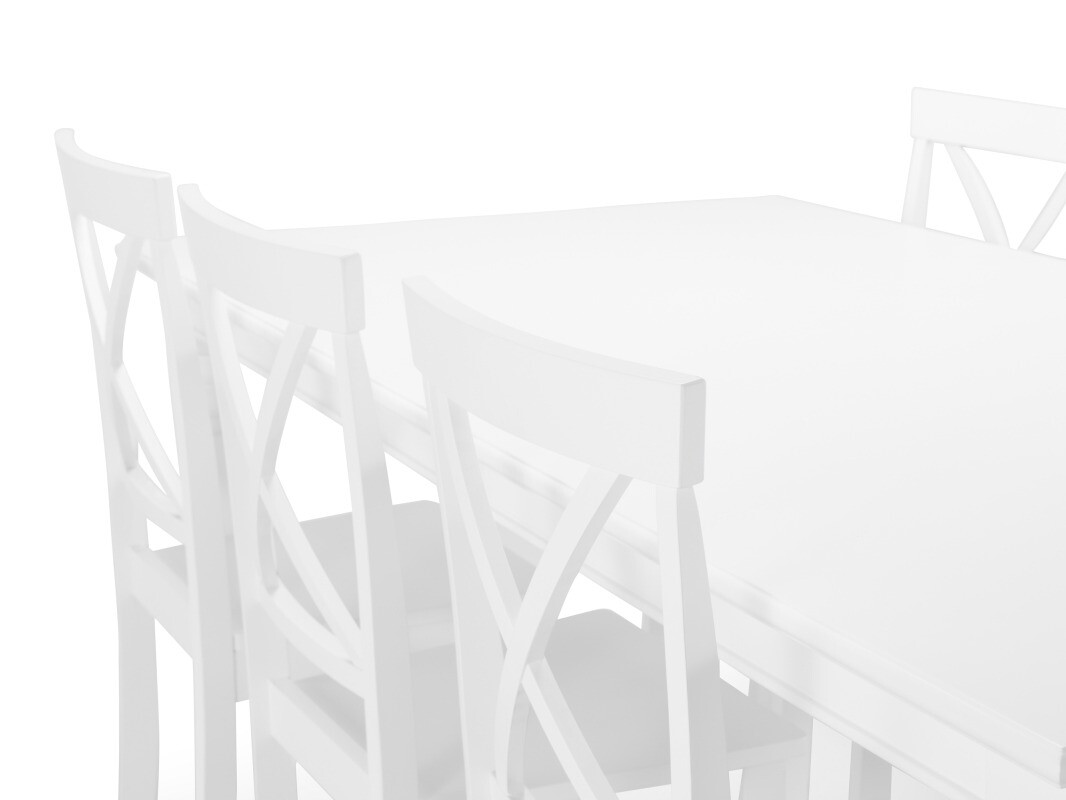 Étkezőgarnitúra Provo 132 (Fehér)