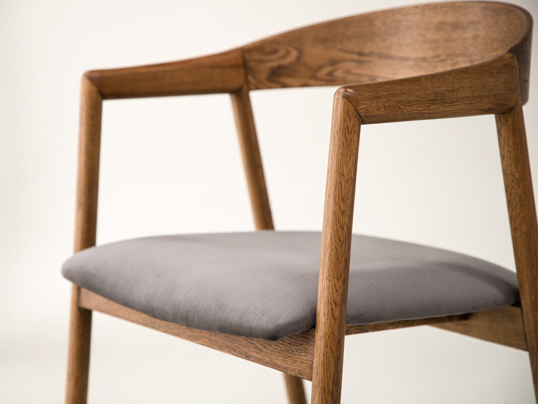 Szék Dallas 4939 (Szürke + Barna)