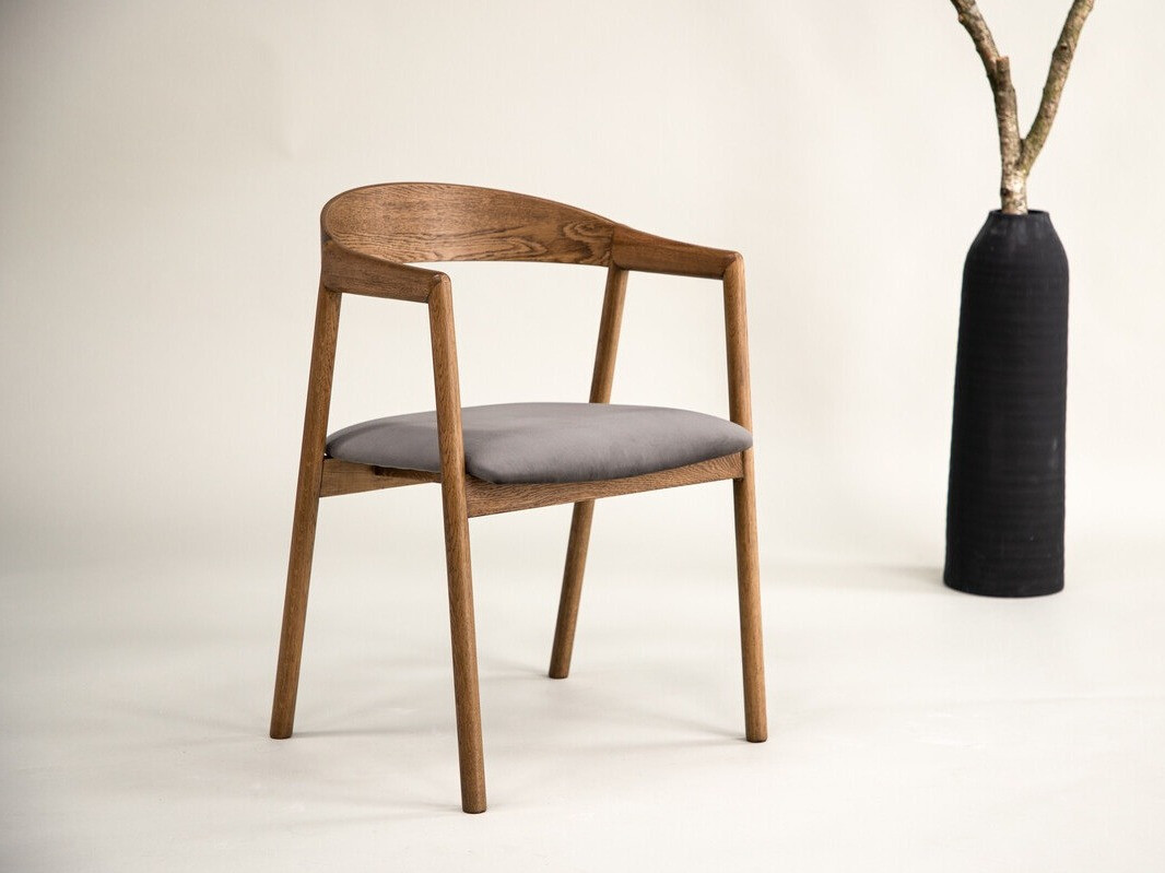 Szék Dallas 4939 (Szürke + Barna)