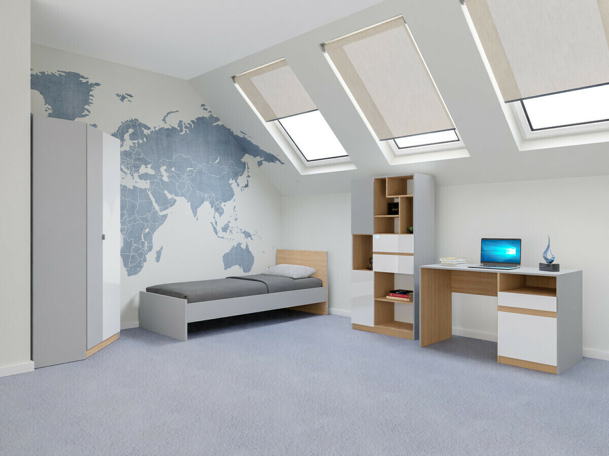 Bútorkészlet Nuevaru 120 (Fényes fehér)