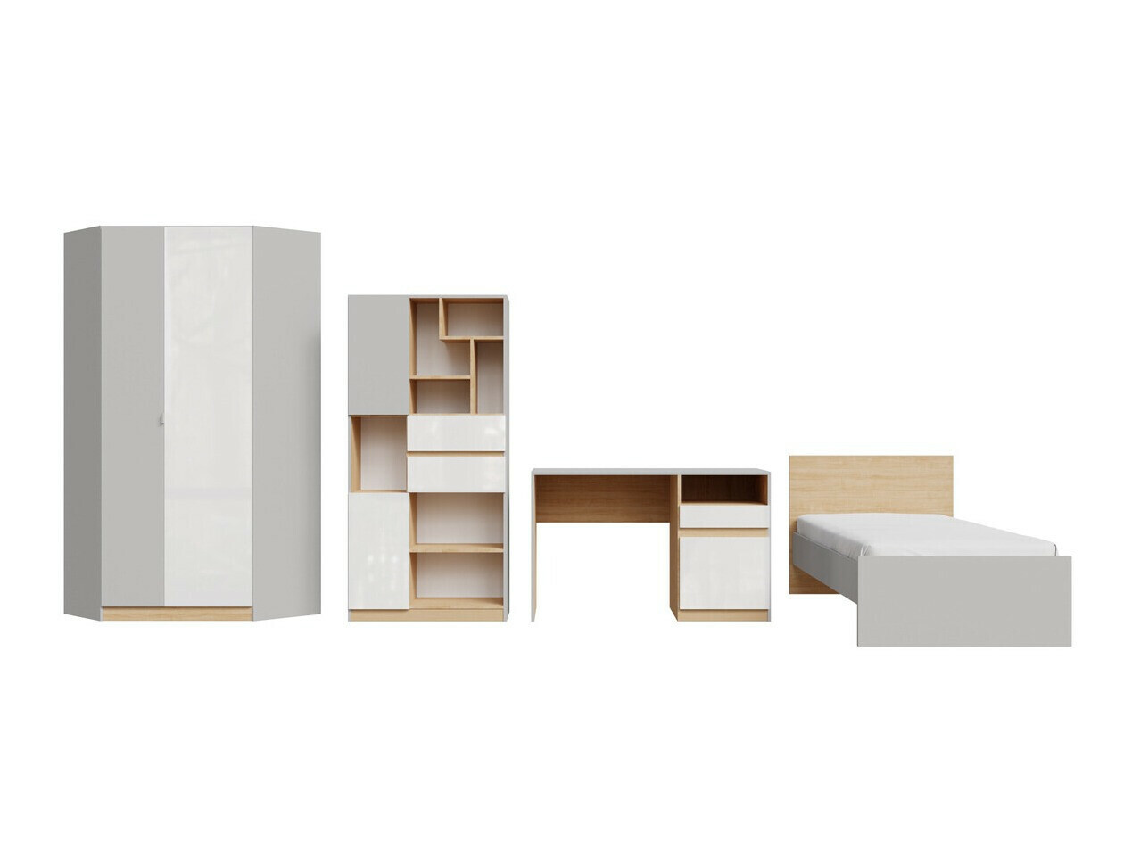 Bútorkészlet Nuevaru 120 (Fényes fehér)