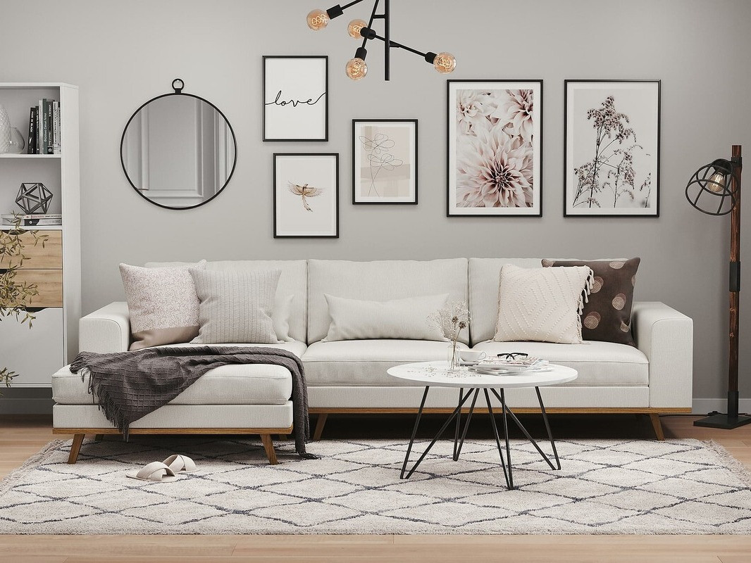 Sarokkanapé Floromo 100 (Melva 02)