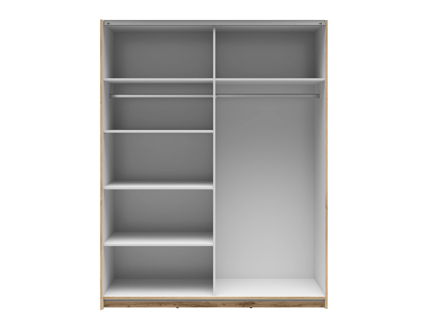 Gardróbszekrény Livevaro 117 (Wotan tölgy)