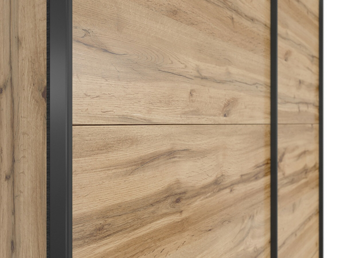 Gardróbszekrény Livevaro 117 (Wotan tölgy)