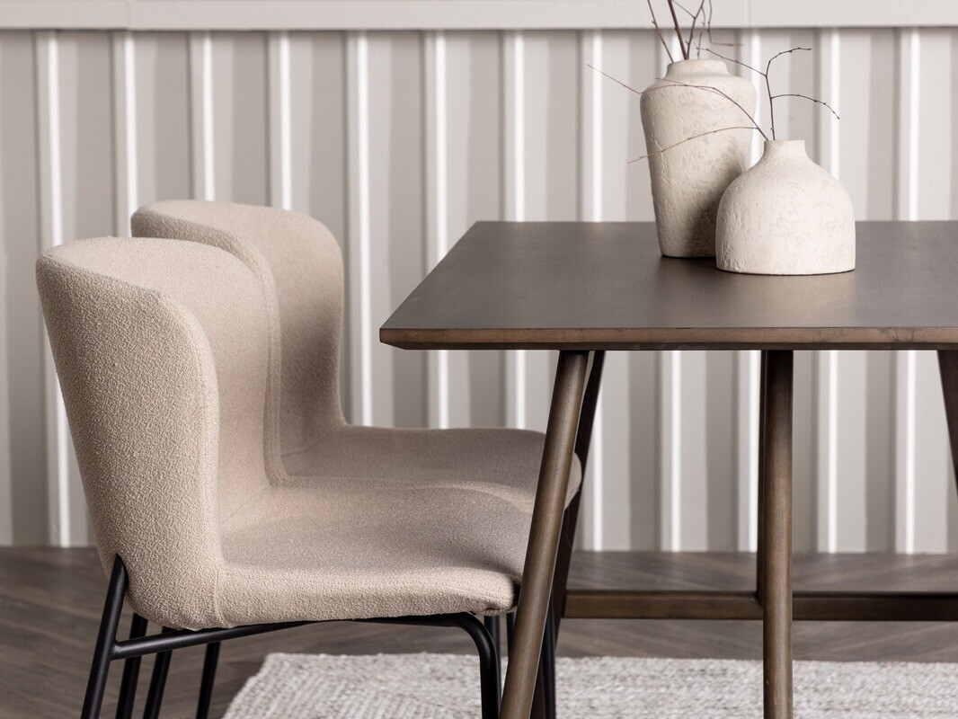 Étkezőgarnitúra Dallas 4114 (Bézs + Fekete)