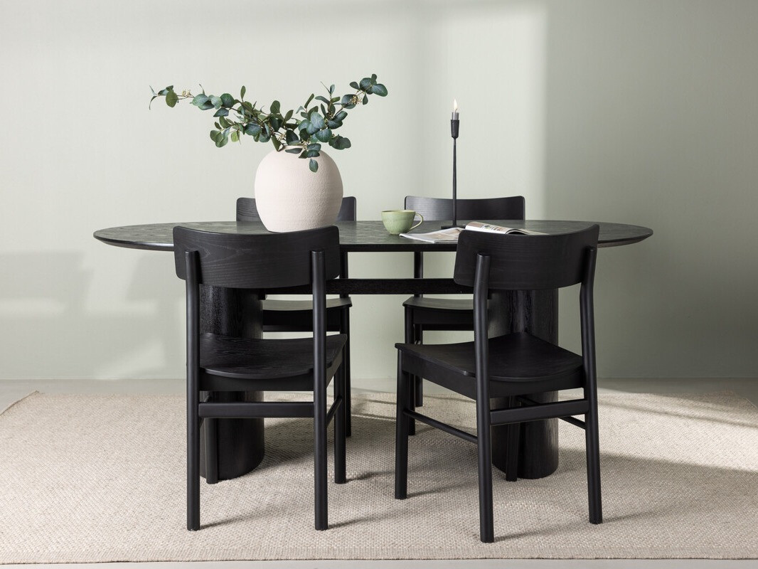 Étkezőgarnitúra Dallas 4119 (Fekete)