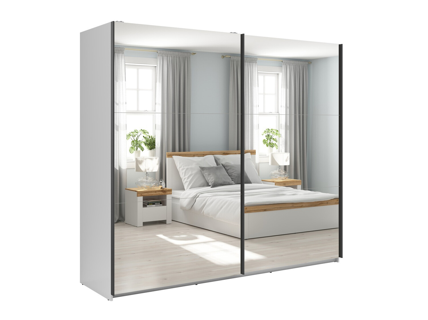 Gardróbszekrény Livevaro 122 (Fehér)