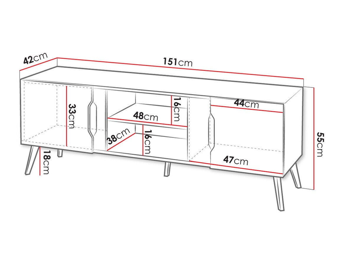 TV-állvány Comfivo G102