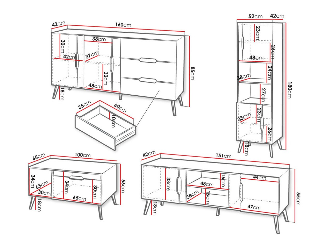 Nappali szett Comfivo G106
