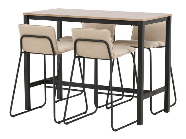 Étkezőgarnitúra Dallas 4155 (Bézs + Fekete)